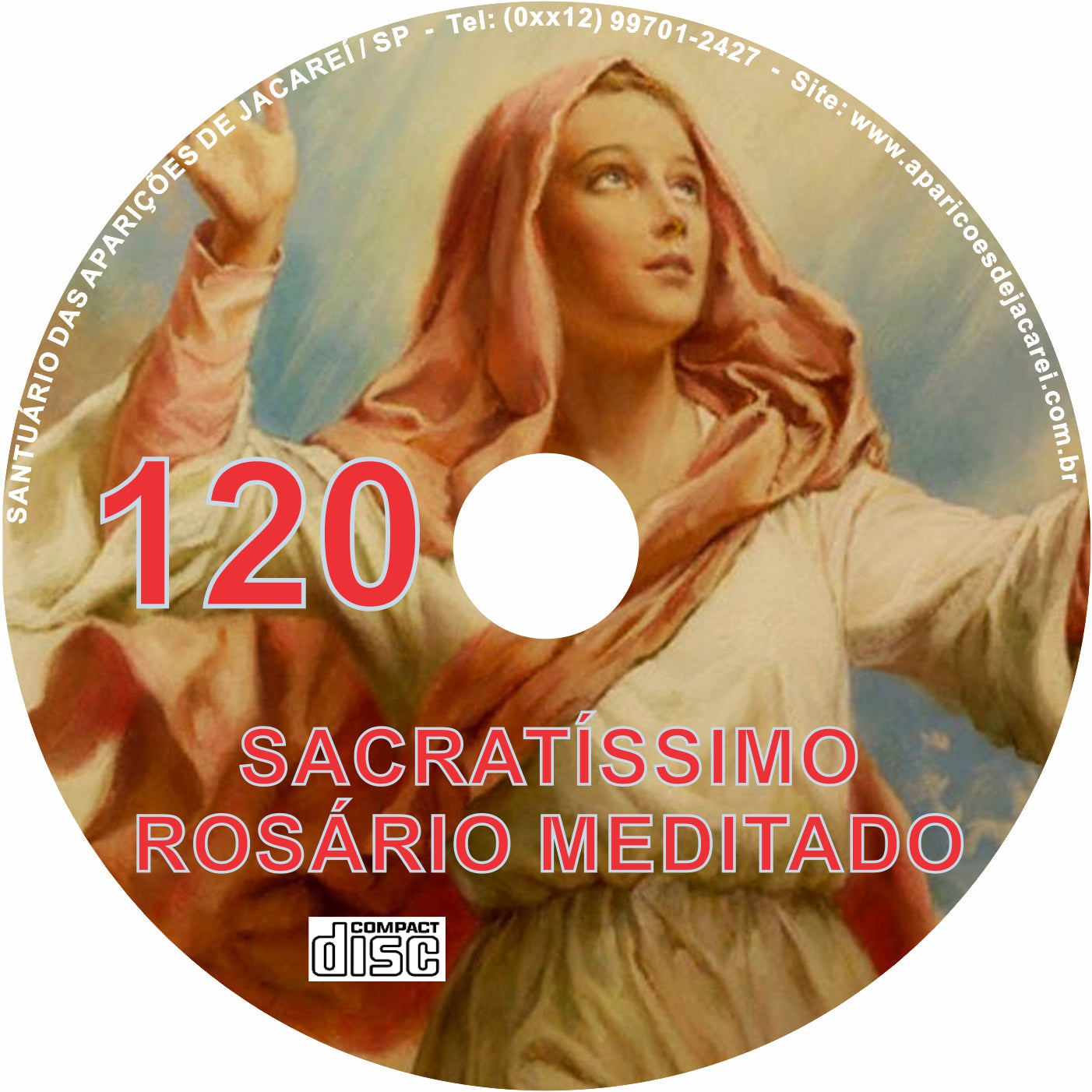 CD Rosário Meditado 120 CD Rosário Meditado 120